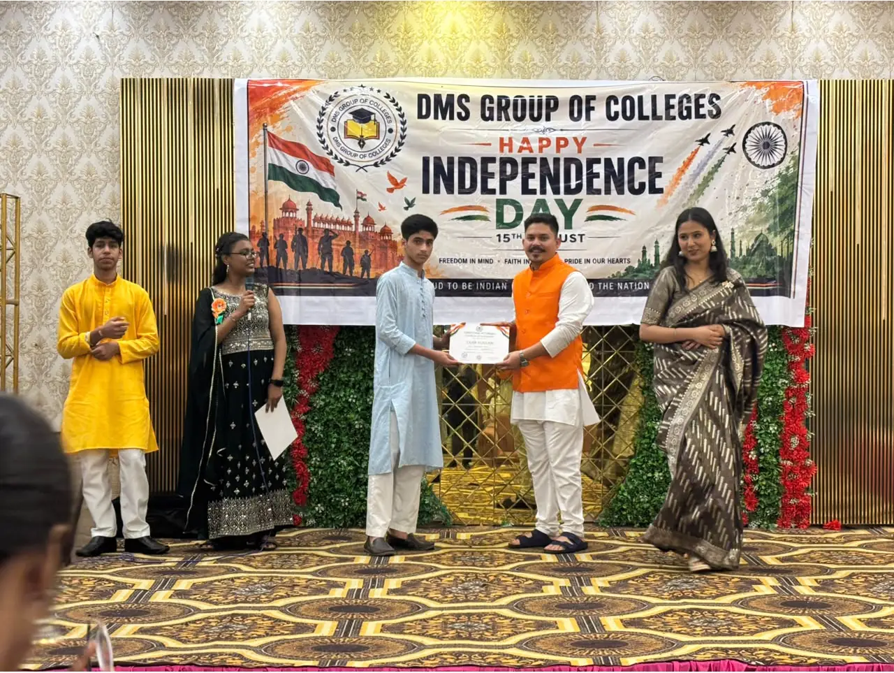DMS Group of Colleges Celebrating 15 Aug